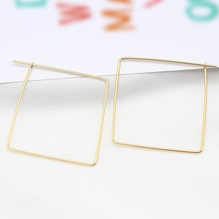 20 pendentif à breloque cercle carré ouvrable uni 14K GF