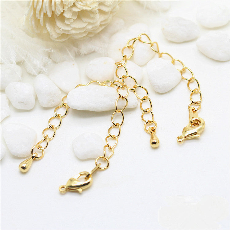 50 3 "chaîne étendue 14K GF chaîne d'extension à maillons ovales avec fermoir queue tombante pour Bracelet et collier