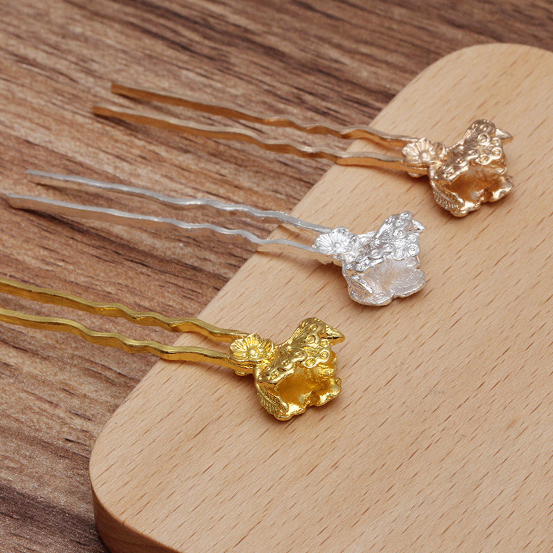 50 Haargabel-Haarnadeln mit floralem Charme, 18 kg