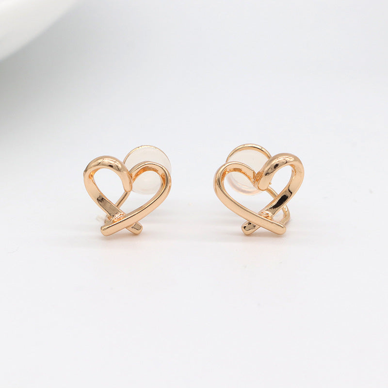 4 Spiral Ear Clips No Piercing Earring Rhinestone Embellished 14K GF Earing