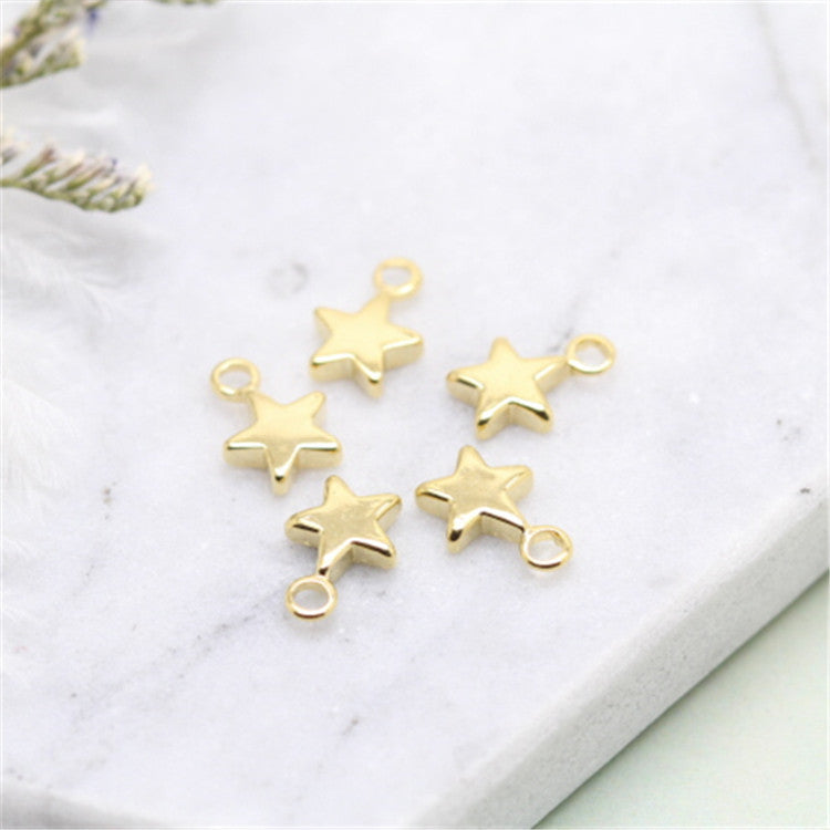 50 pendentif à breloque petite étoile 14K GF