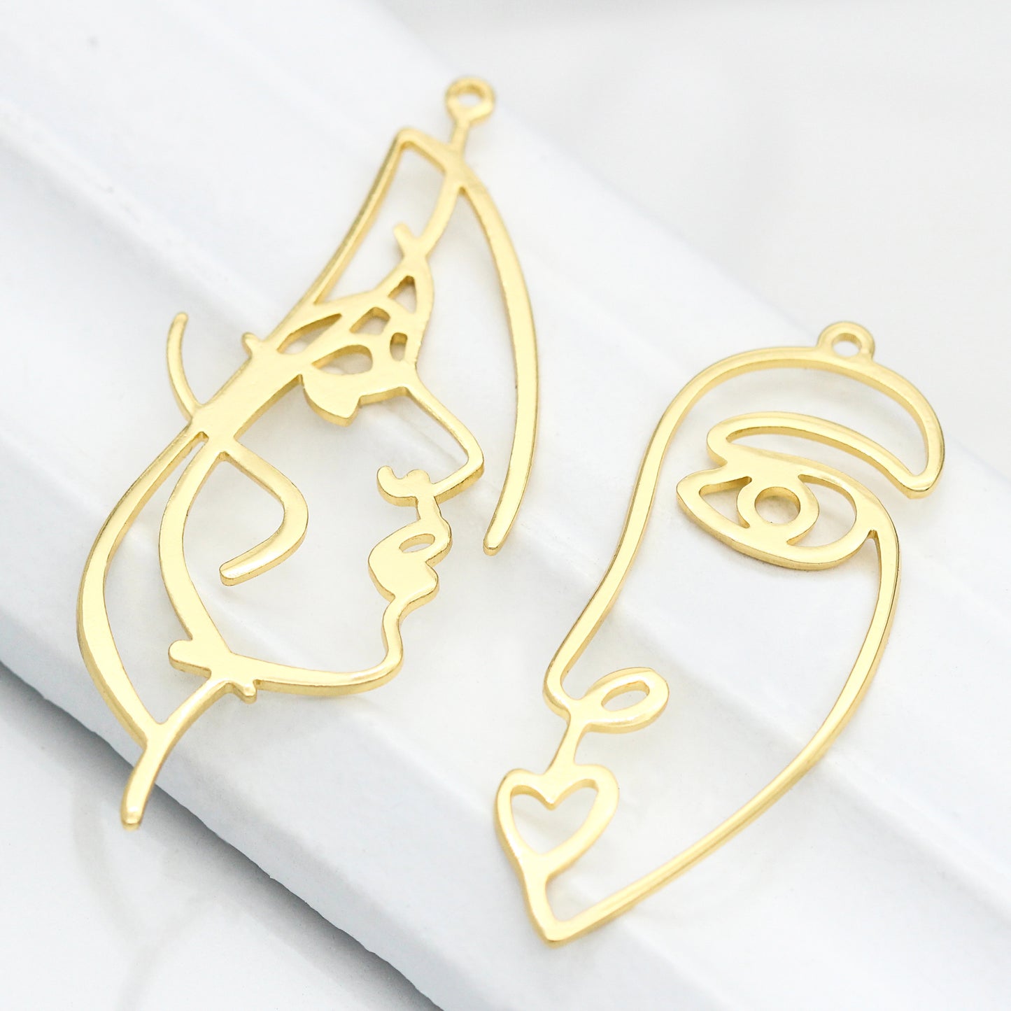 10 pendentif à breloque cercle portrait 14K GF