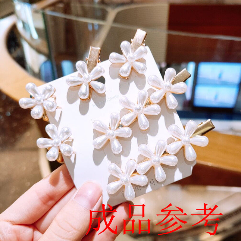 20 Glossy Multi Floral Charm Hairpin Hair Alligator Clip 18KGP