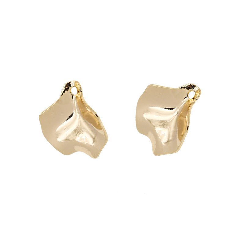 20 minuscules pendentifs de charme de pièce de pétale incurvée 14K GF