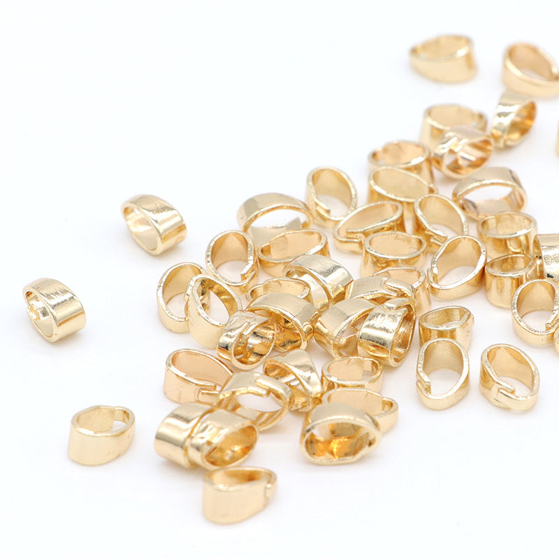 2 Bails Waterdrop 14K GF Pendentif Top Anneaux de Saut Connecteur