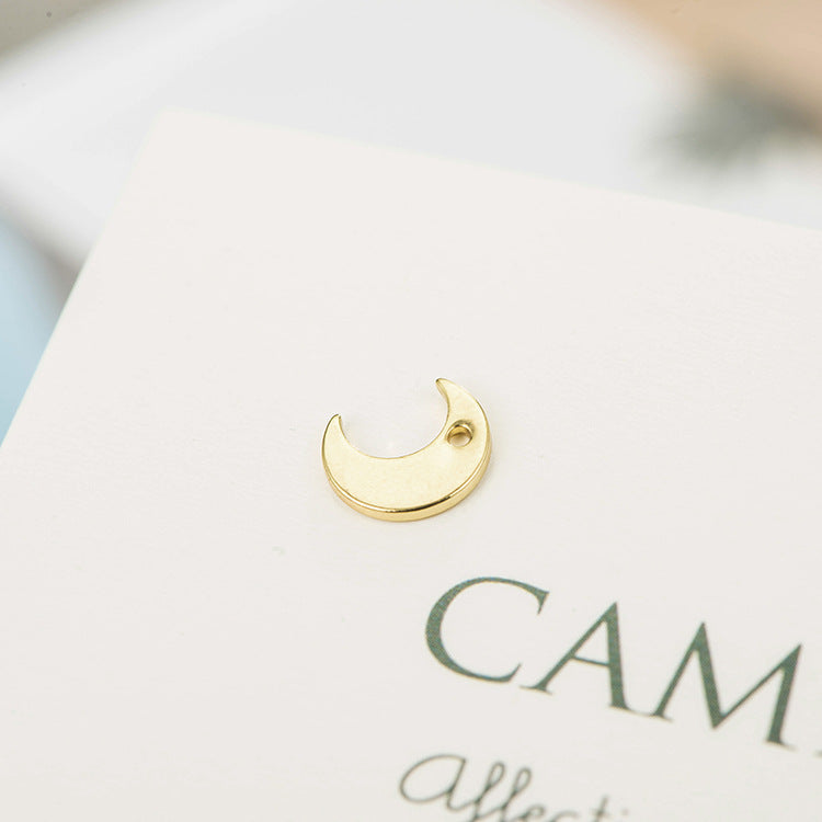 10 Petit pendentif à breloque nouvelle lune 14K GF