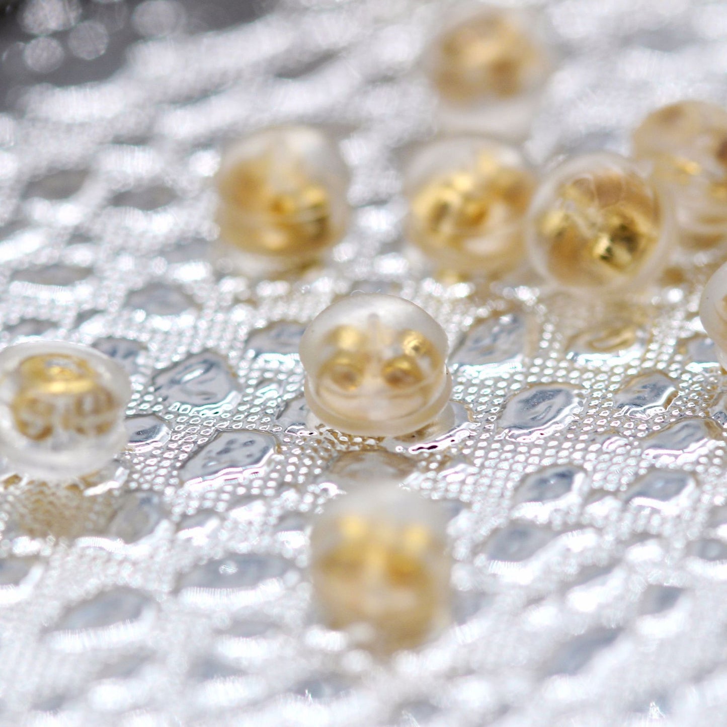 100 Dome Post 14K GF Earring Back Stopper