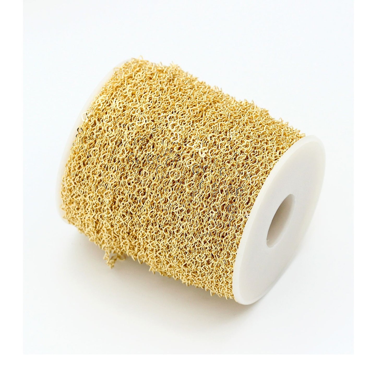 Chaîne de câble à maillons cardiaques de 5 mètres 14K GF