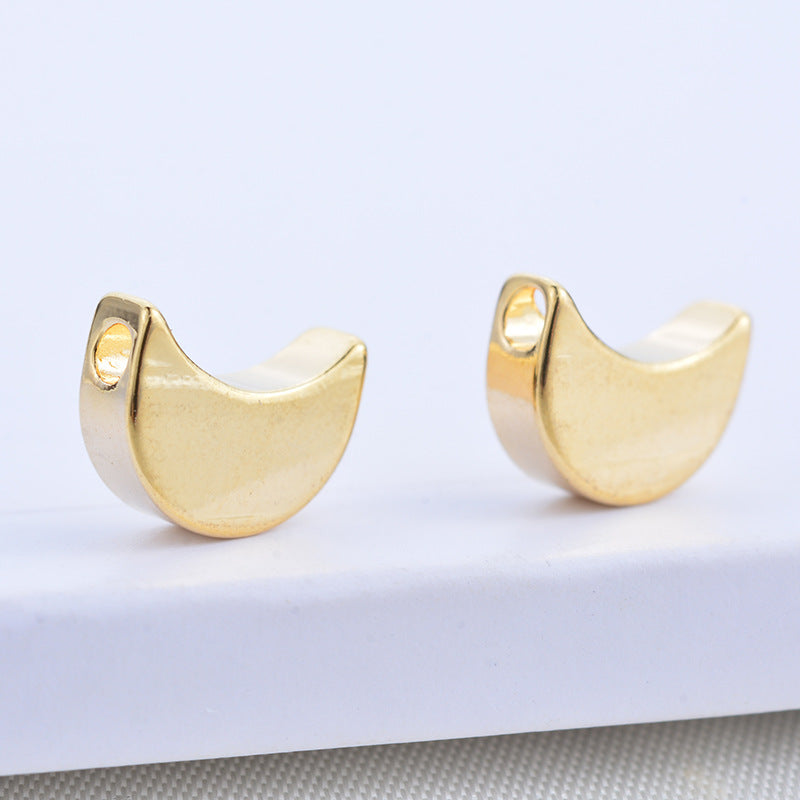 50 pendentif à breloque petite nouvelle lune 14K GF