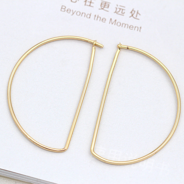 20 pendentifs à breloque demi-cercle ouvrant uni 14K GF