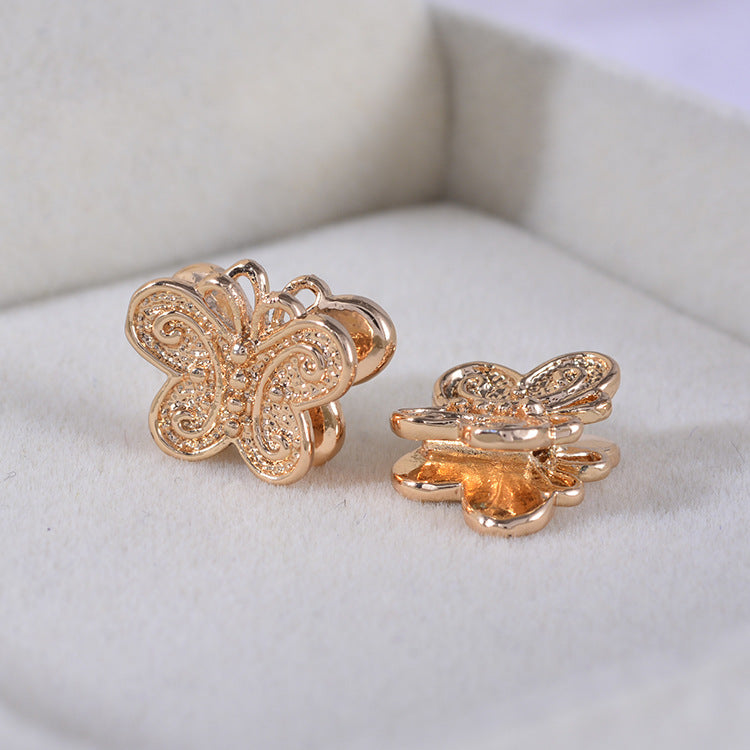 20 Schmetterlingsperlenanhänger aus 14K GF Kupfer, Perlenarbeit, Abstandshalter