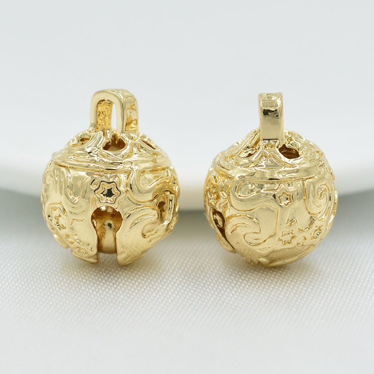 20 pendentif à breloque cloche nuage 14K GF