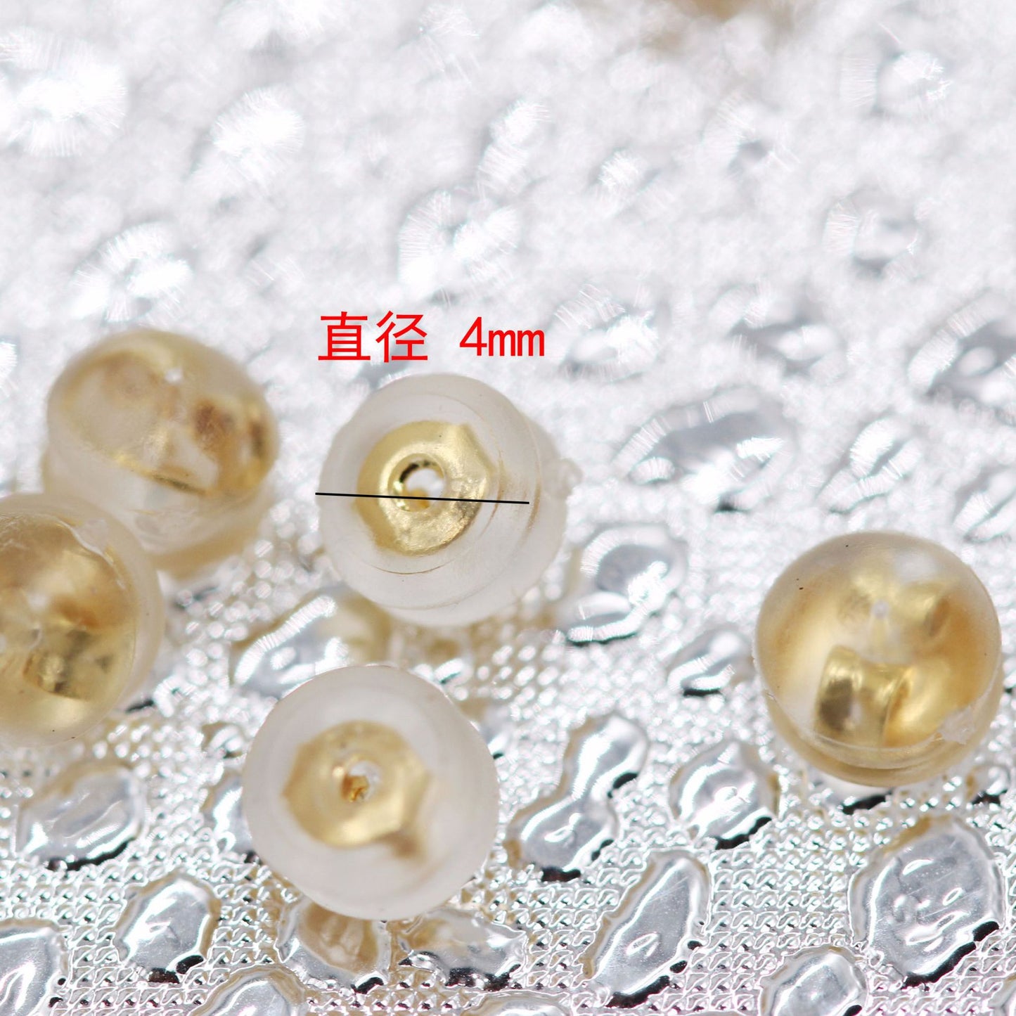 100 Dome Post 14K GF Earring Back Stopper