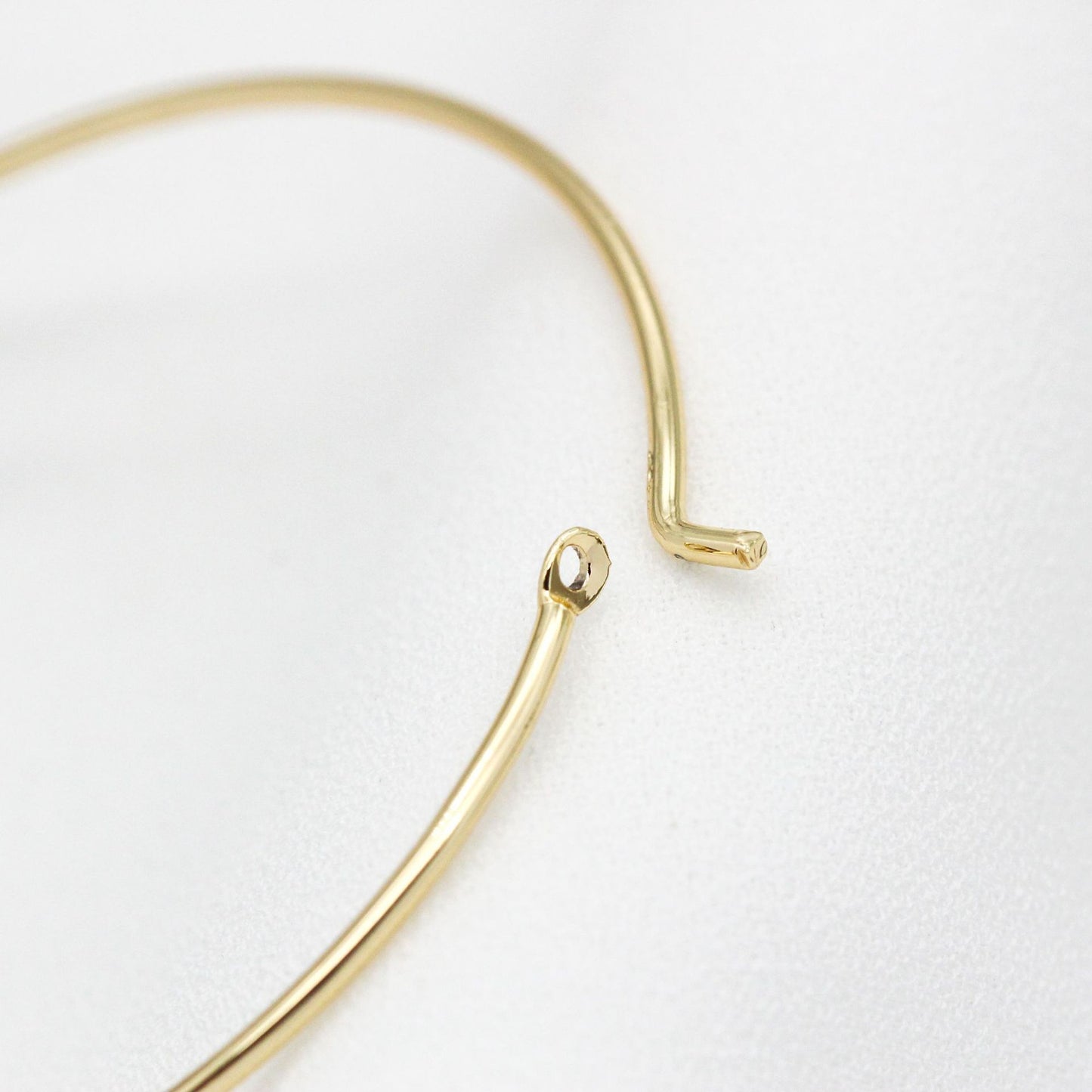20 breloques circulaires ouvrantes rondes unies 14K GF