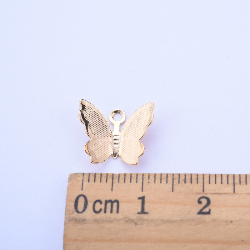 50 pendentif à breloque papillon 14K GF