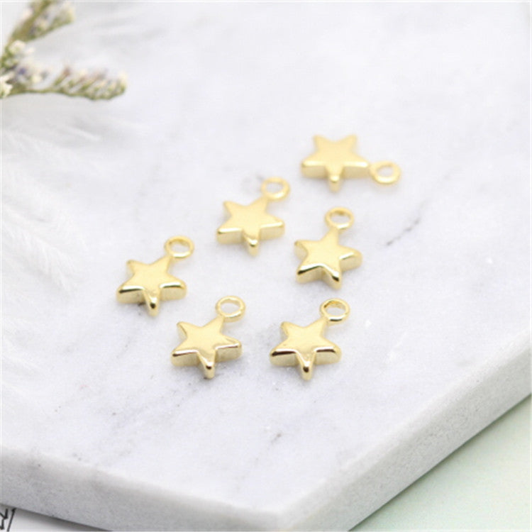 50 pendentif à breloque petite étoile 14K GF