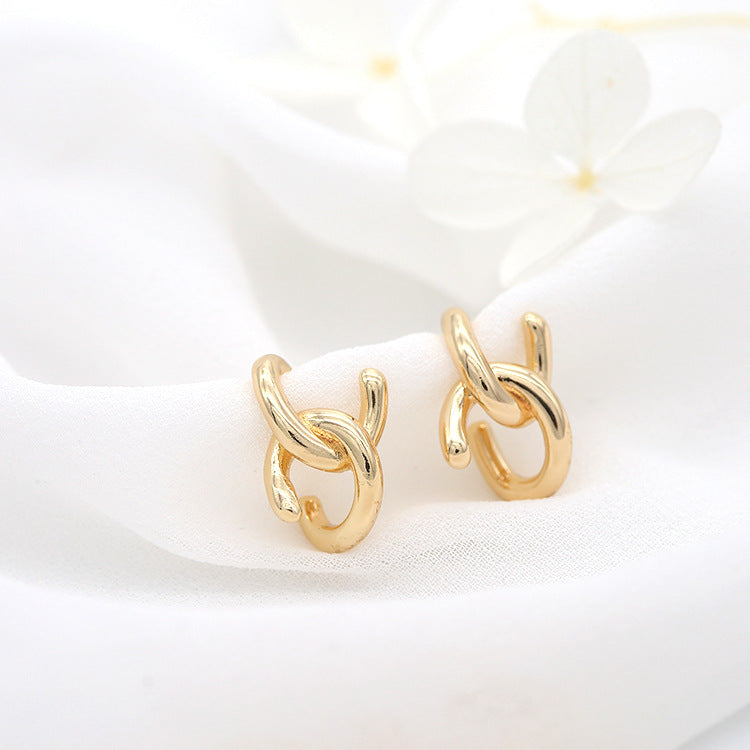 4 Cable Circle Earcuff Ear Cuffs Climber No Piercing Earring 14K GF Earing