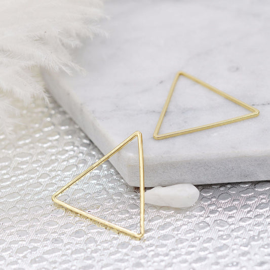 Pendentif à breloque cercle 20 triangles 14K GF