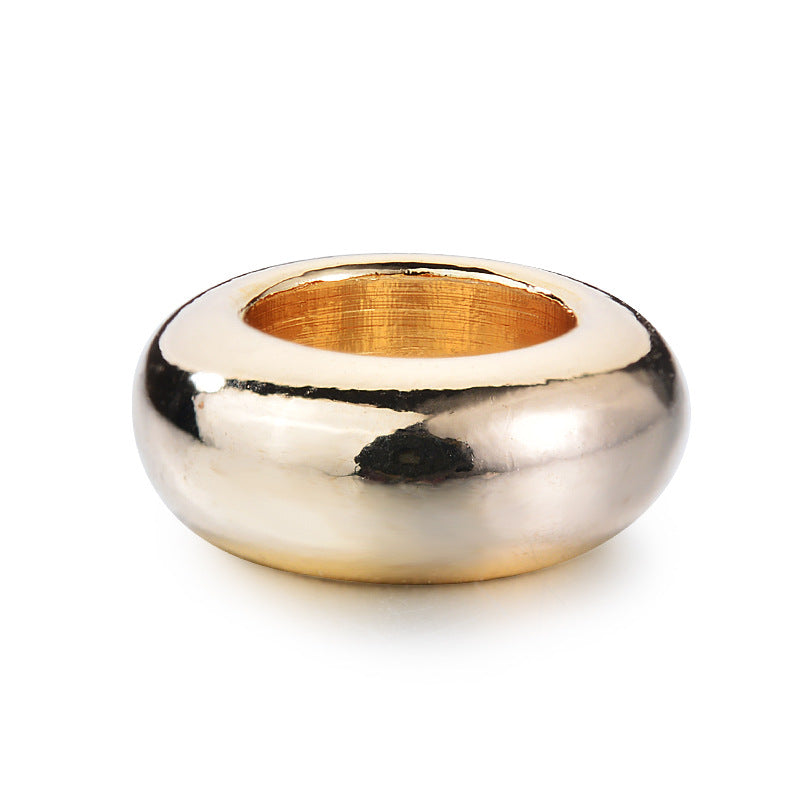 100 Charme de perle ronde plate 14K GF Entretoise de perles
