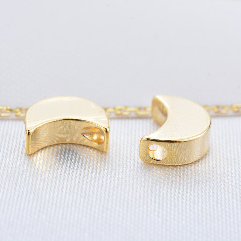 50 pendentif à breloque petite nouvelle lune 14K GF