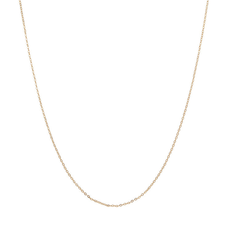 Collier à 2 chaînes câblées 14K GF ras du cou avec rallonge