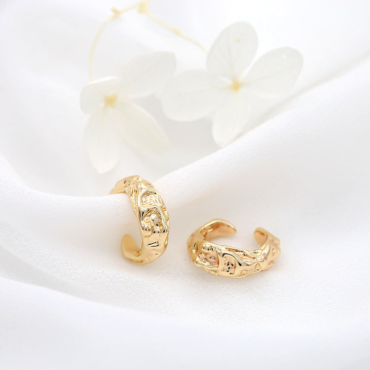 4 Cable Circle Earcuff Ear Cuffs Climber No Piercing Earring 14K GF Earing