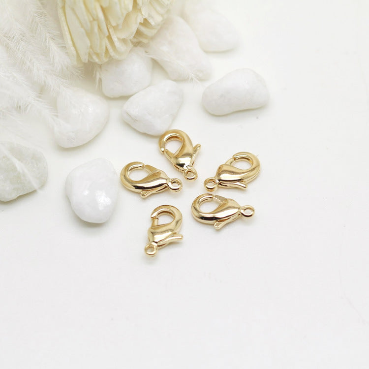 5 Lobster Clasp 14K GF Spring Buckle Clasps Connector