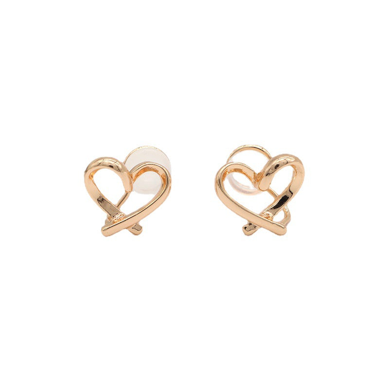 4 Spiral Ear Clips No Piercing Earring Rhinestone Embellished 14K GF Earing