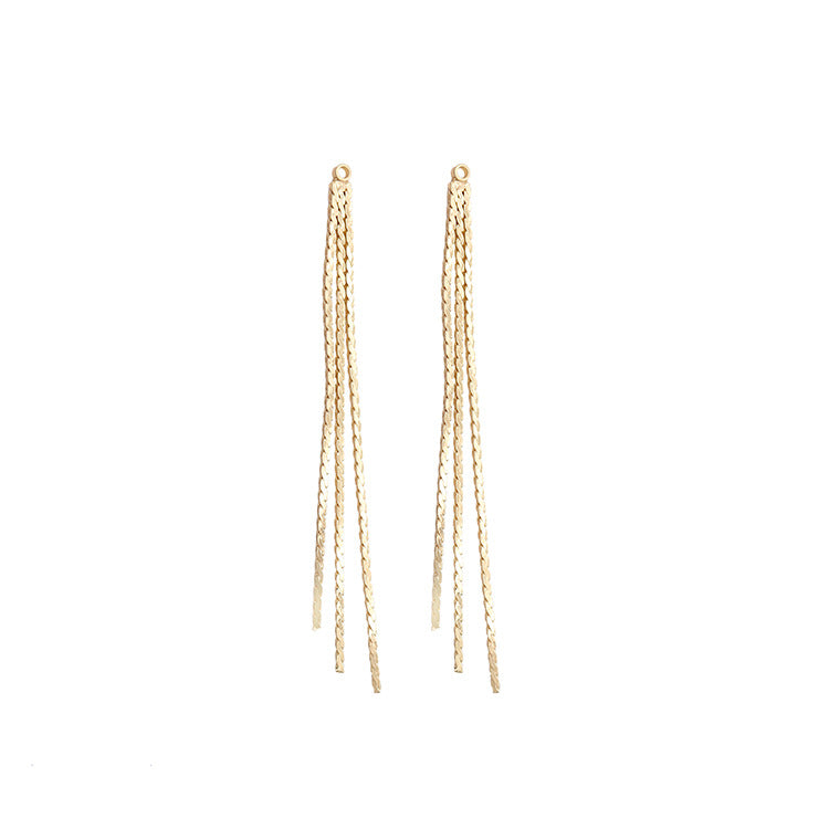 20 pendentif à breloque pompon chaîne serpent 14K GF