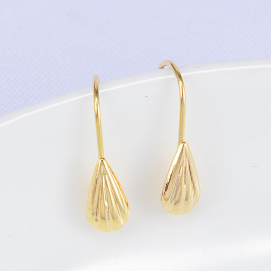 50 boucles d'oreilles crochet coquillage Earing14K GF