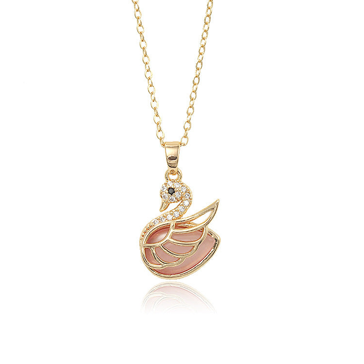 2 Bouddha Cygne Argent Sac Charme Pendentif Strass Embelli 14K GF