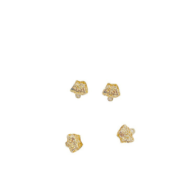 10 Hollow Pipe Charm Pendant 14K GF