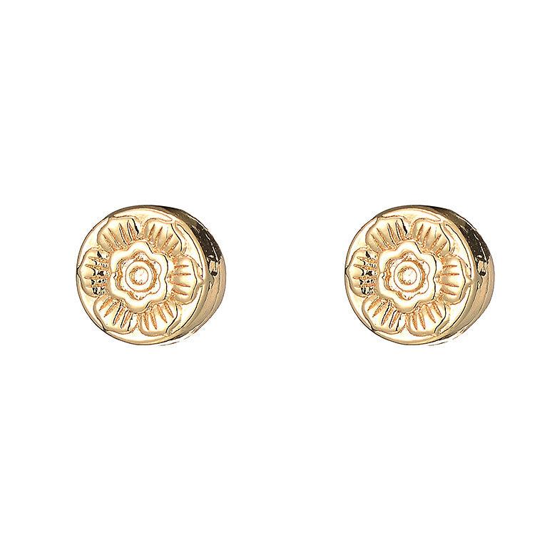 10 Roundelle Bead Charm 14K GF Charm Beadwork Spacer