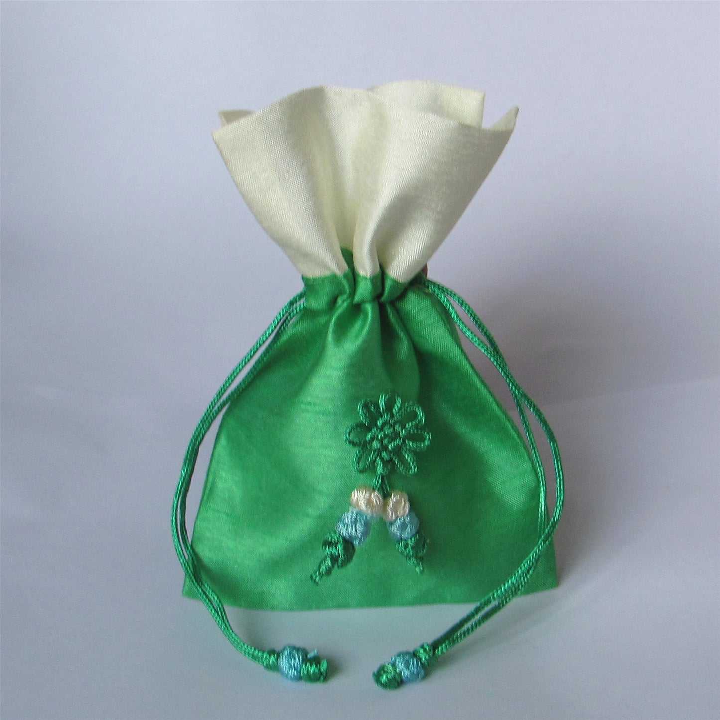 10,2 x 12,7 cm Brokat-Beutel im koreanischen Stil, Geld-Münzen-Beutel, Kordelzug, Mojo-Grab-Amulett, Rosenkranz-Beutel, traditionelle Verpackung für Schmuck, Geschenk